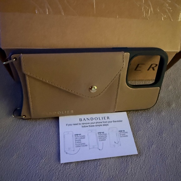 Bandolier Kimberly Tan/ Gold Hardware - Picture 3 of 3